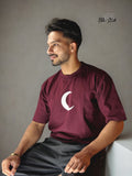 MOON NIGHT GRAPHIC OVERSIZED T-SHIRT